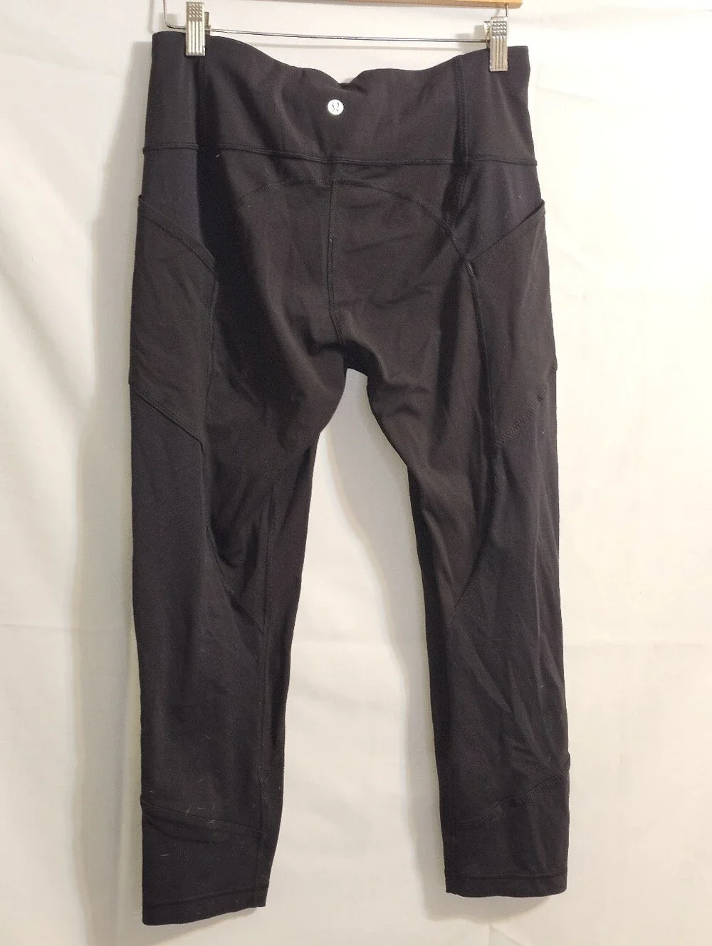 Lululemon All The Right Pl All The Right Places P60416 Crop Leggings. Black Size